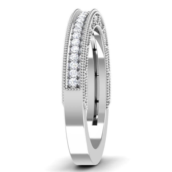 0.37 ct Natural Diamond Engagement Wedding Anniversary Bands 14k Gold - Image 4