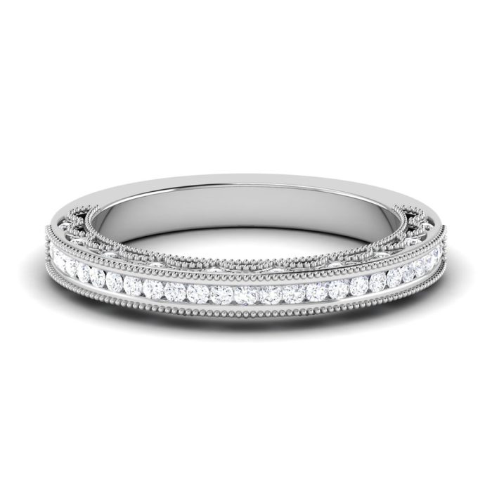 0.28 ct Natural Diamond Engagement Wedding Anniversary Bands 14k Gold - Image 2