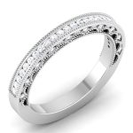 0.28 ct Natural Diamond Engagement Wedding Anniversary Bands 14k Gold