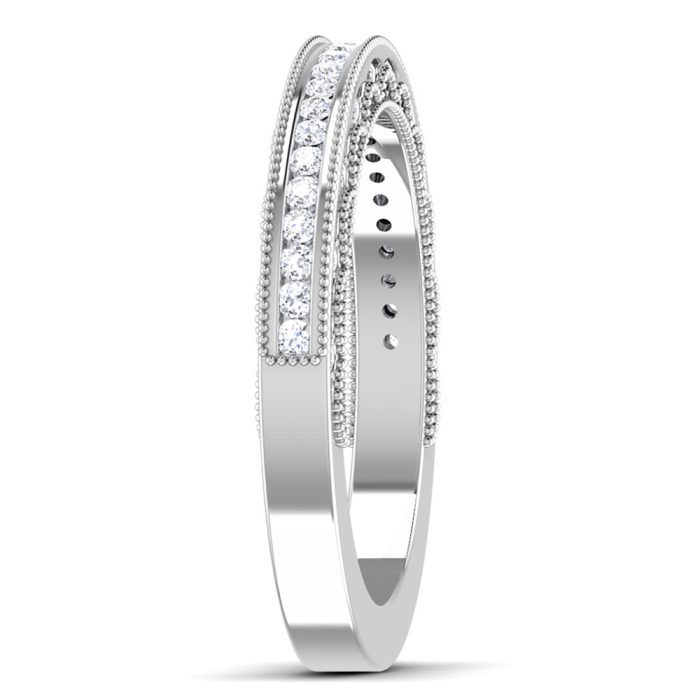 0.28 ct Natural Diamond Engagement Wedding Anniversary Bands 14k Gold - Image 4