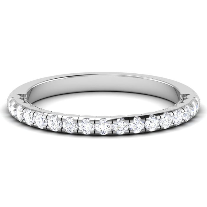 0.43 ct Natural Diamond Engagement Wedding Anniversary Bands 14k Gold - Image 2