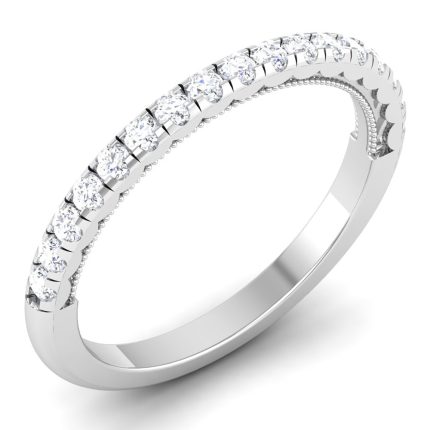 0.43 ct Natural Diamond Engagement Wedding Anniversary Bands 14k Gold