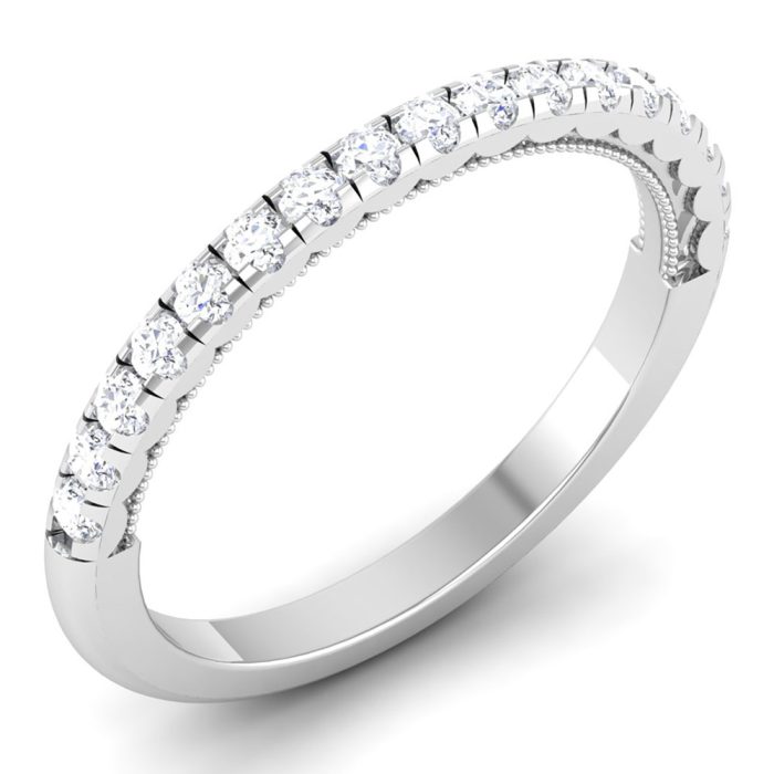0.43 ct Natural Diamond Engagement Wedding Anniversary Bands 14k Gold - Image 1