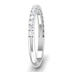 0.43 ct Natural Diamond Engagement Wedding Anniversary Bands 14k Gold - Image 4
