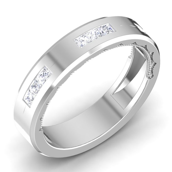 0.27 ct Natural Diamond Engagement Wedding Anniversary Bands 14k Gold - Image 1
