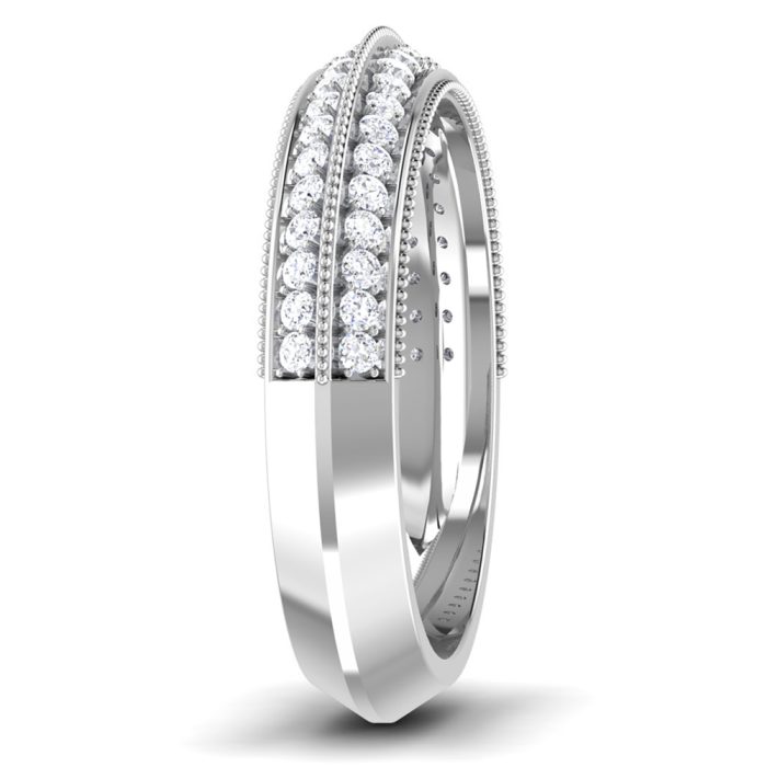 0.36 ct Natural Diamond Engagement Wedding Anniversary Bands 14k Gold - Image 4