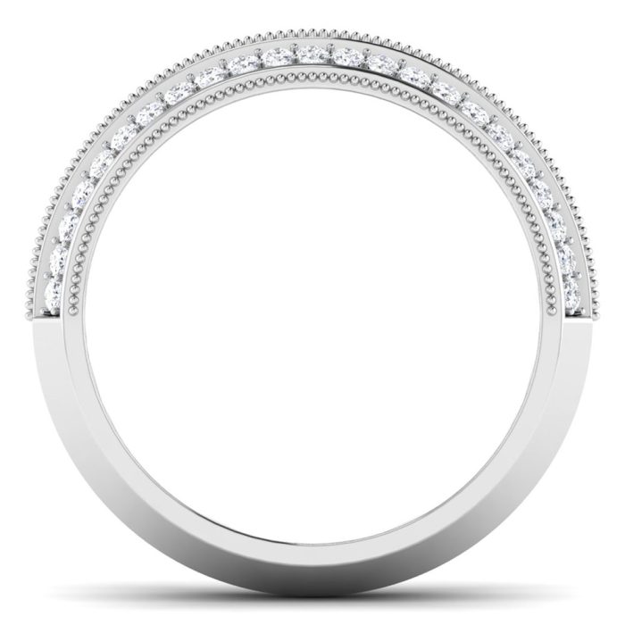 0.36 ct Natural Diamond Engagement Wedding Anniversary Bands 14k Gold - Image 5