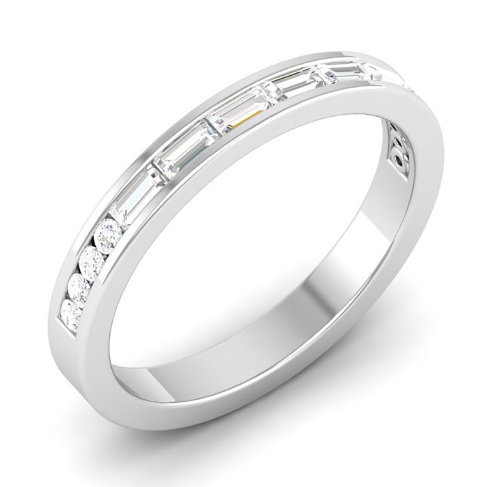 0.10 ct Natural Diamond Engagement Wedding Anniversary Bands 14k Gold - Image 1