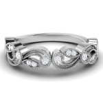 0.14 ct Natural Diamond Engagement Wedding Anniversary Bands 14k Gold - Image 2