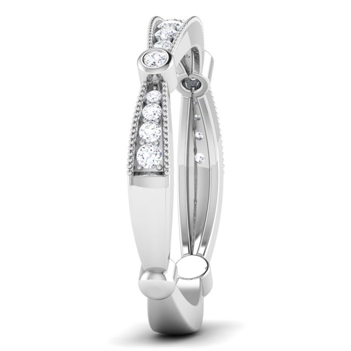 0.25 ct Natural Diamond Engagement Wedding Anniversary Bands 14k Gold - Image 4