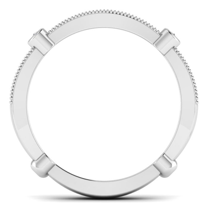 0.25 ct Natural Diamond Engagement Wedding Anniversary Bands 14k Gold - Image 5