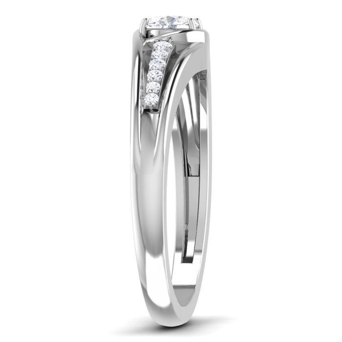 0.30 ct Natural Diamond Solitaire Engagement Wedding Rings 14k Gold - Image 4