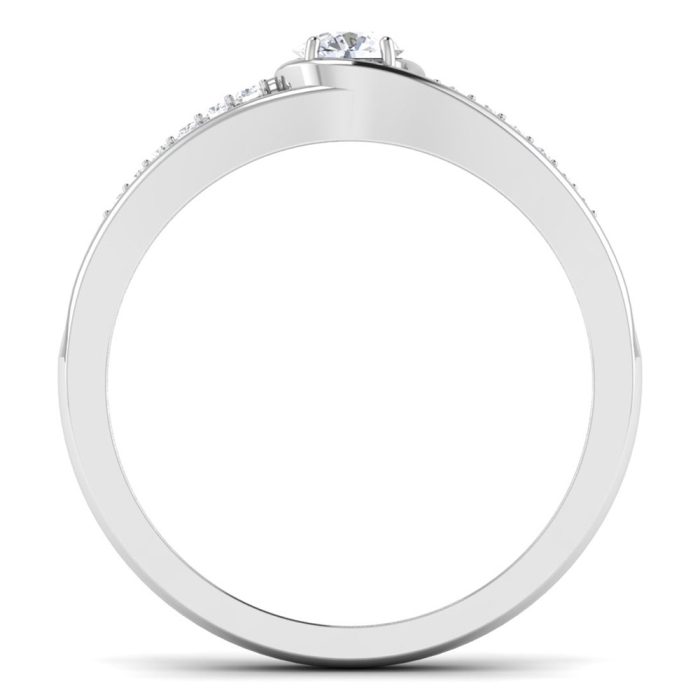 0.30 ct Natural Diamond Solitaire Engagement Wedding Rings 14k Gold - Image 5