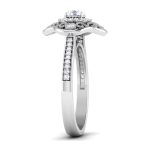 0.46 ct Natural Diamond Solitaire Engagement Wedding Rings 14k Gold - Image 4