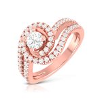 0.69 ct Natural Diamond Solitaire Engagement Wedding Rings 14k Gold - Image 3