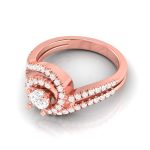 0.69 ct Natural Diamond Solitaire Engagement Wedding Rings 14k Gold - Image 4