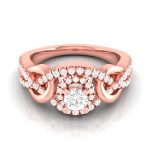 0.61 Ct Natural Diamond Solitaire Engagement Wedding Rings 14k Gold - Image 2