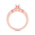 0.61 Ct Natural Diamond Solitaire Engagement Wedding Rings 14k Gold - Image 6