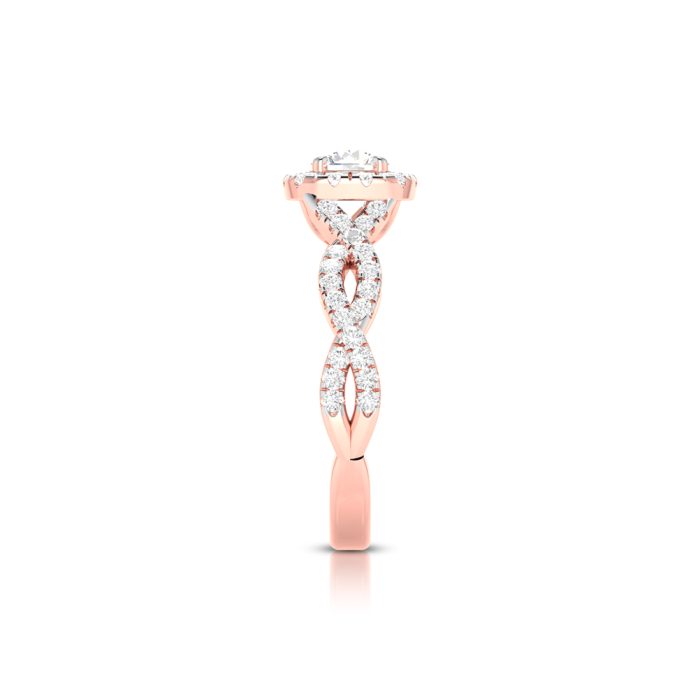0.91 ct Natural Diamond Solitaire Engagement Wedding Rings 14k Gold - Image 6
