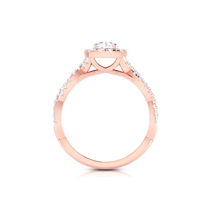0.91 ct Natural Diamond Solitaire Engagement Wedding Rings 14k Gold - Image 7