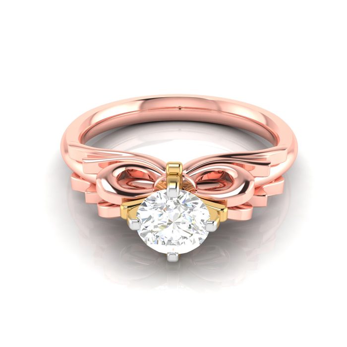0.50 ct Natural Diamond Solitaire Engagement Wedding Rings 14k Gold - Image 2