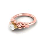 0.50 ct Natural Diamond Solitaire Engagement Wedding Rings 14k Gold - Image 3