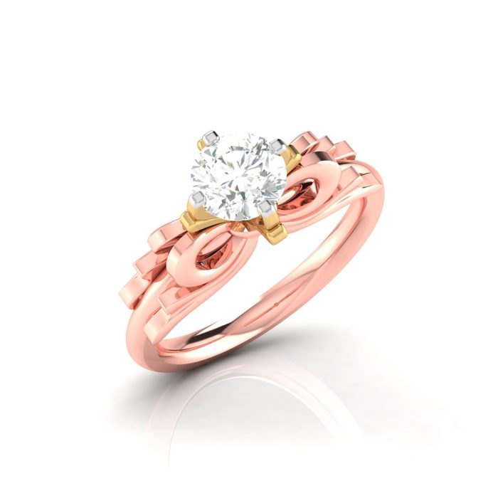 0.50 ct Natural Diamond Solitaire Engagement Wedding Rings 14k Gold - Image 4