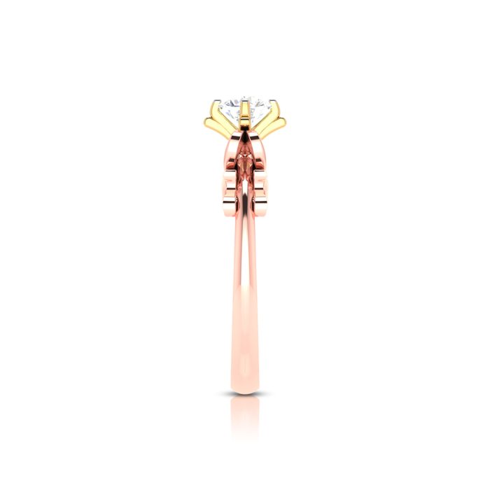 0.50 ct Natural Diamond Solitaire Engagement Wedding Rings 14k Gold - Image 6