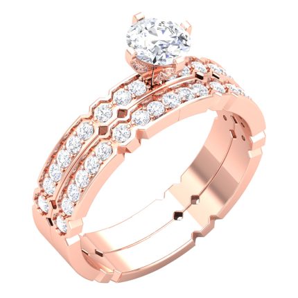 0.95 ct Natural Diamond Solitaire Engagement Wedding Rings 14k Gold