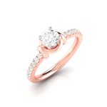 0.50 ct Natural Diamond Solitaire Engagement Wedding Rings 14k Gold - Image 4
