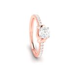 0.50 ct Natural Diamond Solitaire Engagement Wedding Rings 14k Gold - Image 5