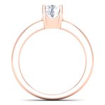 0.83 ct Natural Diamond Solitaire Engagement Wedding Rings 14k Gold - Image 5