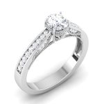 0.75 ct Natural Diamond Solitaire Engagement Wedding Rings 14k Gold