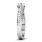 0.75 ct Natural Diamond Solitaire Engagement Wedding Rings 14k Gold - Image 4