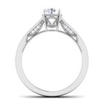 0.75 ct Natural Diamond Solitaire Engagement Wedding Rings 14k Gold - Image 5