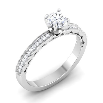 0.75 ct Natural Diamond Solitaire Engagement Wedding Rings 14k Gold