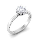 0.79 ct Natural Diamond Solitaire Engagement Wedding Rings 14k Gold