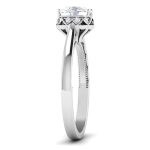 0.79 ct Natural Diamond Solitaire Engagement Wedding Rings 14k Gold - Image 4
