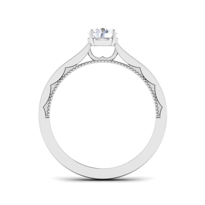 0.50 ct Natural Diamond Solitaire Engagement Wedding Rings 14k Gold - Image 4