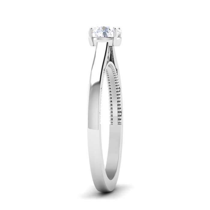 0.50 ct Natural Diamond Solitaire Engagement Wedding Rings 14k Gold - Image 5