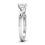 0.75 ct Natural Diamond Solitaire Engagement Wedding Rings 14k Gold - Image 4