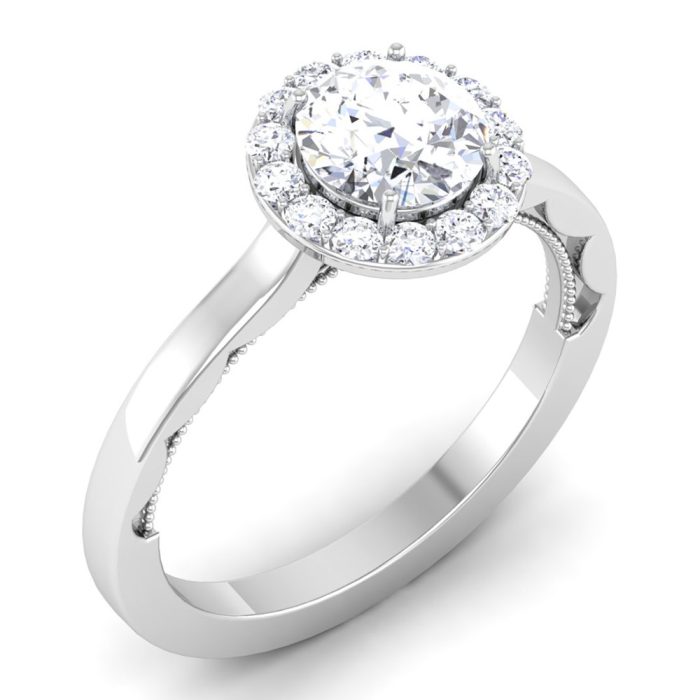 0.93 ct Natural Diamond Solitaire Engagement Wedding Rings 14k Gold - Image 1