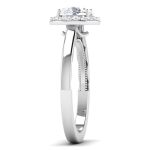 0.93 ct Natural Diamond Solitaire Engagement Wedding Rings 14k Gold - Image 4