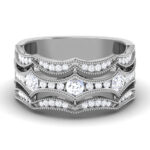 0.70 ct Natural Diamond Engagement Wedding Anniversary Bands 14k Gold - Image 2