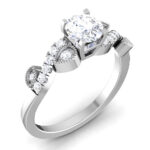 0.96 ct Natural Diamond Solitaire Engagement Wedding Rings 14k Gold