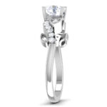 0.96 ct Natural Diamond Solitaire Engagement Wedding Rings 14k Gold - Image 4