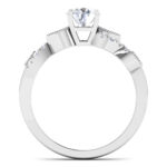 0.96 ct Natural Diamond Solitaire Engagement Wedding Rings 14k Gold - Image 5