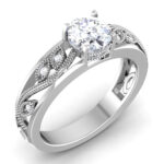 1.00 ct Natural Diamond Solitaire Engagement Wedding Rings 14k Gold