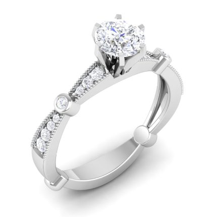 1.00 ct Natural Diamond Solitaire Engagement Wedding Rings 14k Gold