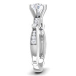 1.00 ct Natural Diamond Solitaire Engagement Wedding Rings 14k Gold - Image 4